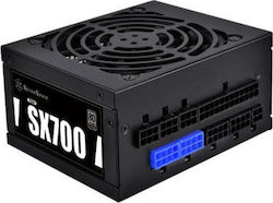 Silverstone SX700-PT 700W Μαύρο Τροφοδοτικό Υπολογιστή Full Modular 80 Plus Platinum