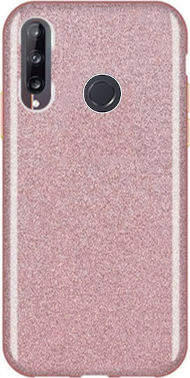 Forcell Shining Back Cover Σιλικόνης Ροζ Χρυσό (Huawei P40 Lite E)