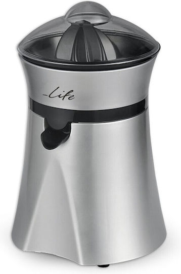 Life Vitamin Citrus Juicer Electric Juicer 40W Inox Silver
