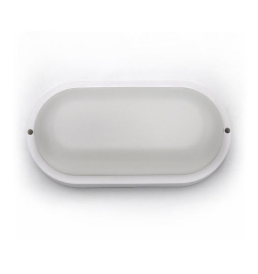 Adeleq Wall-Mounted Outdoor Turtle Light LED IP54 18W with Natural White Light 26x13.5εκ.