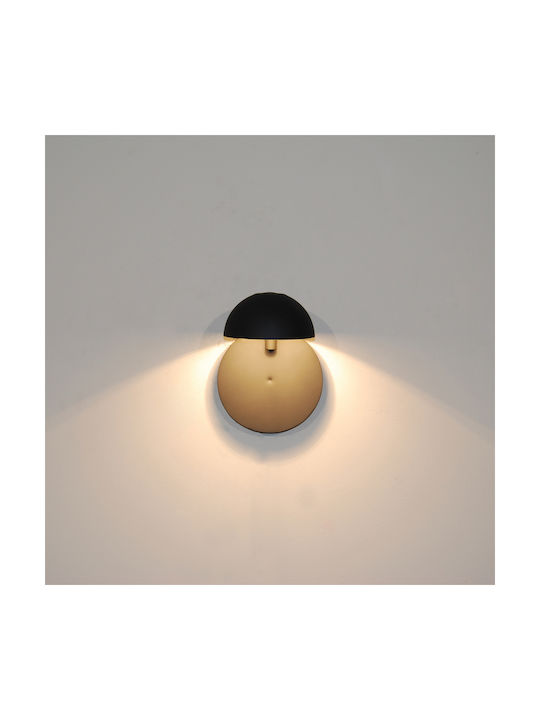 Home Lighting Modern Lumină de Perete cu Soclu E14 Negru 36x36x17cm