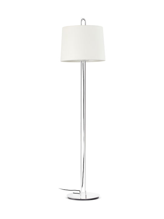 Faro Barcelona Montreal Stehlampe H160xB30cm. mit Fassung für Lampe E27 Weiß