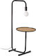 Faro Barcelona Guest Floor Lamp H106xW40cm. with Socket for Bulb E27 Black