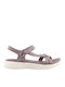 Heathered River Strap Flache Sandalen für Damen Sportlich in Rosa Farbe