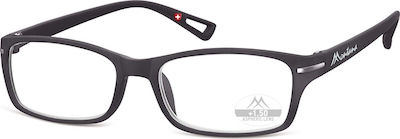 Montana Eyewear MR76 Unisex Reading Glasses +1.50 Black