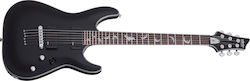 Schecter Damien Platinum-6 Electric Guitar Satin Black (SBK)