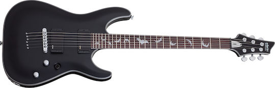 Schecter Damien Platinum-6 Ηλεκτρική Κιθάρα με HH Διάταξη Μαγνητών Satin Black (SBK)