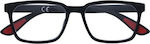 Zippo Men's Reading Glasses +3.50 in Black color 31Z-PR67-350