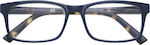 Zippo Men's Reading Glasses +1.50 in Blue color 31Z-B20-BDE150