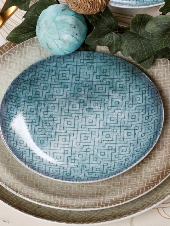 Cryspo Trio La Palma Colorful Porcelain Dinnerware Set 20pcs