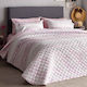 Vesta Home Zeta-2 Tagesdecke Übergröße Baumwolle Pink 230x260cm