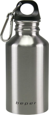 Beper Insulated Flask Bottle Thermos Stainless Steel BPA Free Silver 500ml C102BOT001