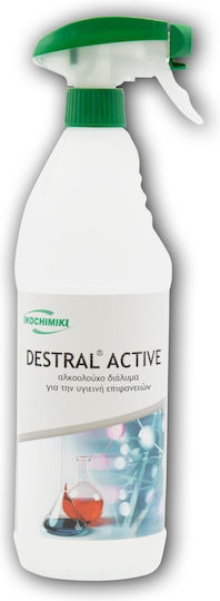 Ikochimiki Destral Active Καθαριστικό Spray Γενικής Χρήσης με Απολυμαντική Δράση 1lt