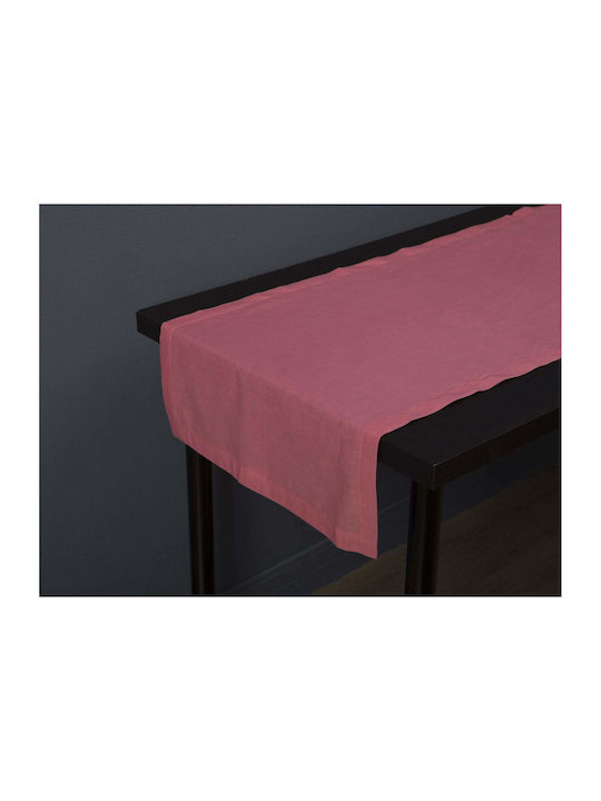 Laura Ashley Linen Runner Flamant 45x150cm