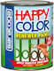 Saratoga Χρώμα Αντισκωριακό Happy Color 0.75lt Μαύρο