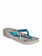 Mitsuko Women's Platform Flip Flops Turquoise