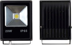 Stratus Light Προβολέας 20W Στεγανός 6000K