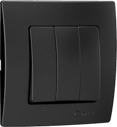 Makel Lillium Recessed Wall Switch Lighting Tri...