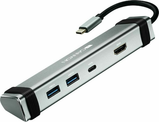 Canyon USB-C Docking Station with HDMI 4K PD Gray (CNS-TDS03DG)