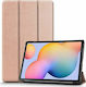 Tri-Fold Flip Cover Synthetic Leather Rose Gold (Galaxy Tab S6 Lite 10.4)