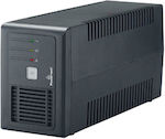 Powertech UPS Line-Interactive 1150VA 690W με 2 Schuko Πρίζες