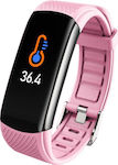 C6T Activity Tracker with Heart Rate Monitor Pink