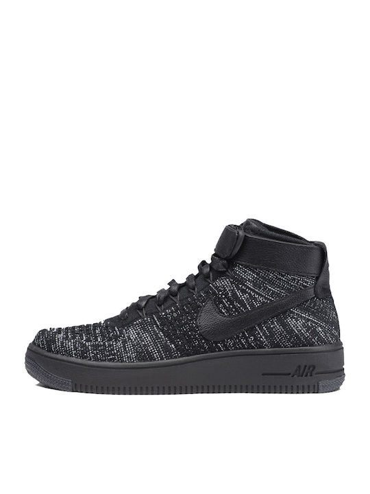 Air Force 1 Flyknit Damen Stiefel Black / White