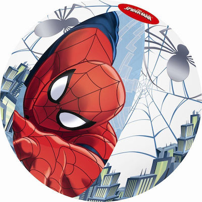Bestway Spiderman Φουσκωτή Μπάλα Θαλάσσης σε Λευκό Χρώμα 51 εκ.