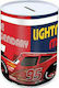 Diakakis Cars Children's Money Box Metal Red 10x10x15cm