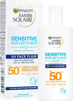 Garnier Ambre Solaire Sensitive Advanced Слънцезащитна Лосион За лице SPF50 40мл