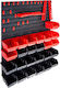 vidaXL Plastic Tool Bin Organiser