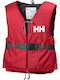 Helly Hansen Life Jacket Sport II Adults Life Jacket for Water Sports Red Red Ebony