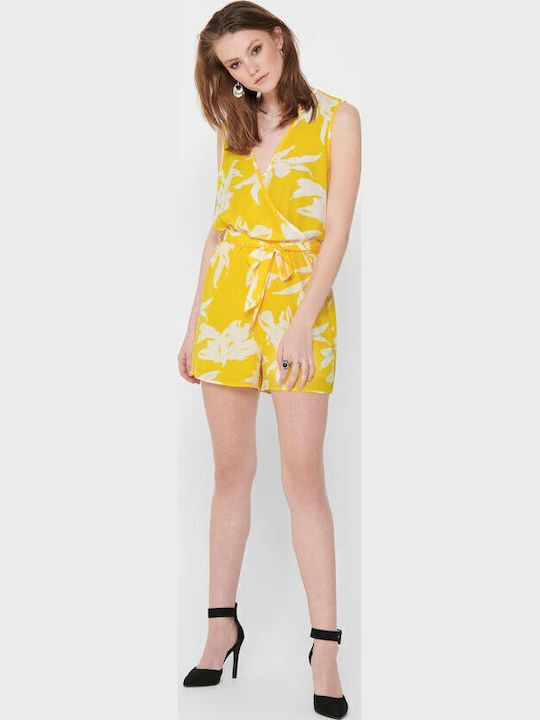 Women's One-piece Shorts Yellow/Aspen Gold