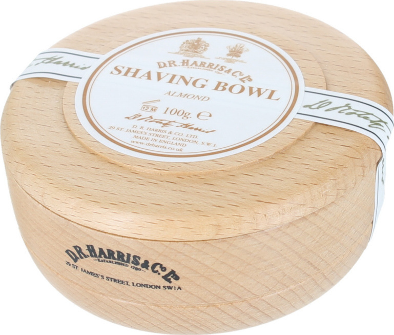 Dr. Harris & Co. Ltd Almond Shaving Soap Wooden Bowl 100gr Skroutz.gr