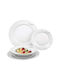 Lamart Σερβίτσιο Φαγητού Porcelain Dinnerware Set White 6pcs