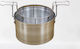 Fritteuse Aluminium Kapazität 15Es mit Durchmesser 34cm und Höhe 20cm.