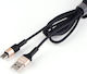 Moxom CC-54 Braided USB 2.0 Cable USB-C Male - USB-A Black 2m