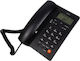 Witech WT2010 Telefon fix Birou Negru WT-2010BLK