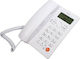 Witech WT2010 Kabelgebundenes Telefon Büro Weiß WT-2010WHT