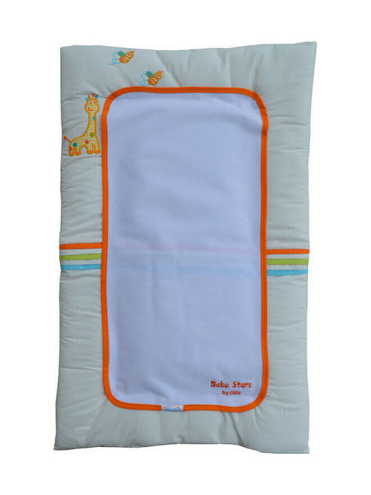Bebe Stars Μαλακή Αλλαξιέρα Safari από Ύφασμα Γαλάζιο 49x76cm