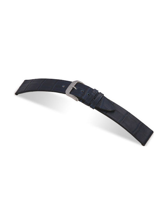 Strap LEATHER RIOS Miami Blue 16mm