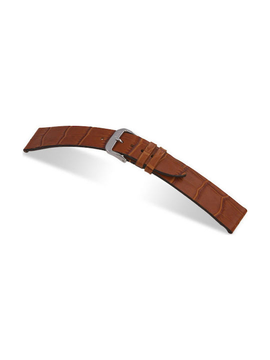 Strap LEATHER RIOS Miami Brown Taba 18mm