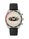 Bulova Surfboard Ανδρικό Ρολόι 41mm Χρονογράφος Μπαταρίας με Μαύρο Καουτσούκ Λουράκι
