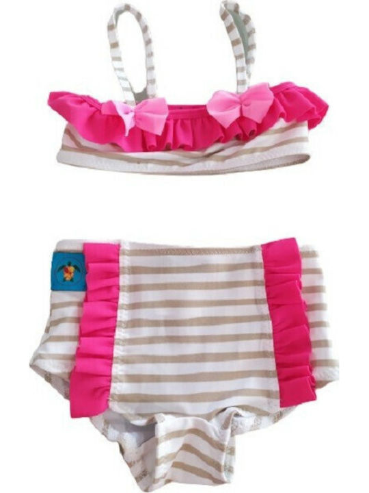 Tortue 055-206 Costum de baie pentru copii Bikini Alb