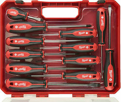 Milwaukee Set 12 Magnetic Screwdrivers