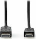 Nedis Cable DisplayPort male - HDMI male 2m Μαύρο (CCGT37100BK20)