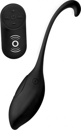XR Under Control Silicone Vibrating Egg with Remote Control Mini Δονητής Egg με Απομακρυσμένο Έλεγχο 17cm Black