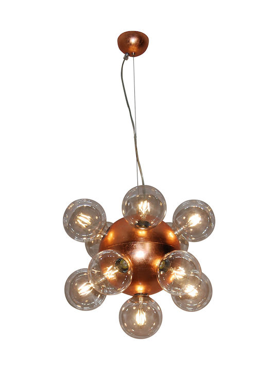 Home Lighting Pendant Light Bronze with Socket E27 26x26x120cm