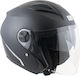 CGM 130A Daytona Jet Helmet with Sun Visor ECE 22.05 1350gr Black Matt 130A-DLV-01