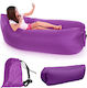 Inflatable Air Sofa Inflatable Lazy Bag Purple 196cm